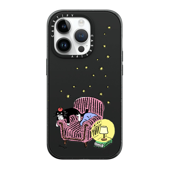 Chocolateye x CASETiFY iPhone 14 Pro ケース マットブラック インパクトケース MagSafe対応 mo and armchair