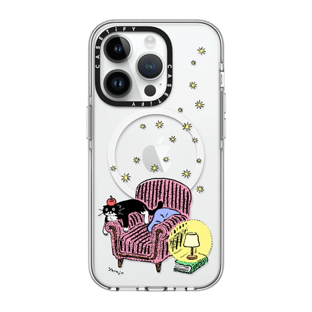 Chocolateye x CASETiFY iPhone 14 Pro ケース クリア クリア ケース MagSafe対応 mo and armchair