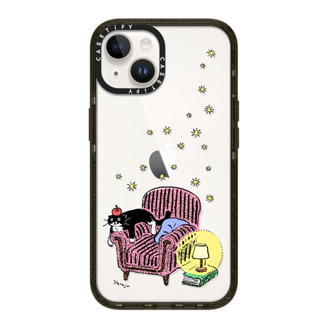 Chocolateye x CASETiFY iPhone 14 ケース ブラック インパクトケース mo and armchair