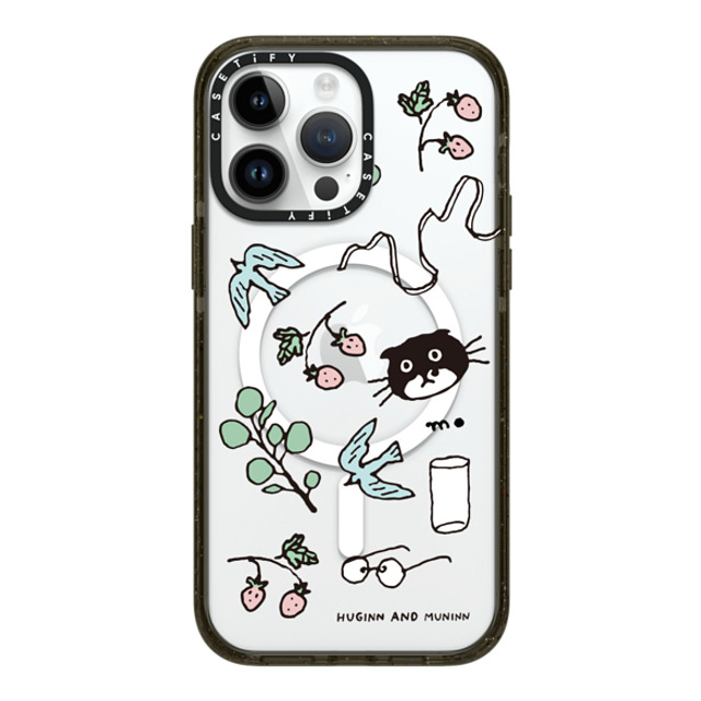 Chocolateye x CASETiFY iPhone 14 Pro Max ケース ブラック インパクトケース MagSafe対応 small things