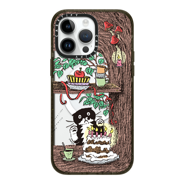 Chocolateye x CASETiFY iPhone 14 Pro Max ケース ブラック インパクトケース MagSafe対応 WINDOW MO