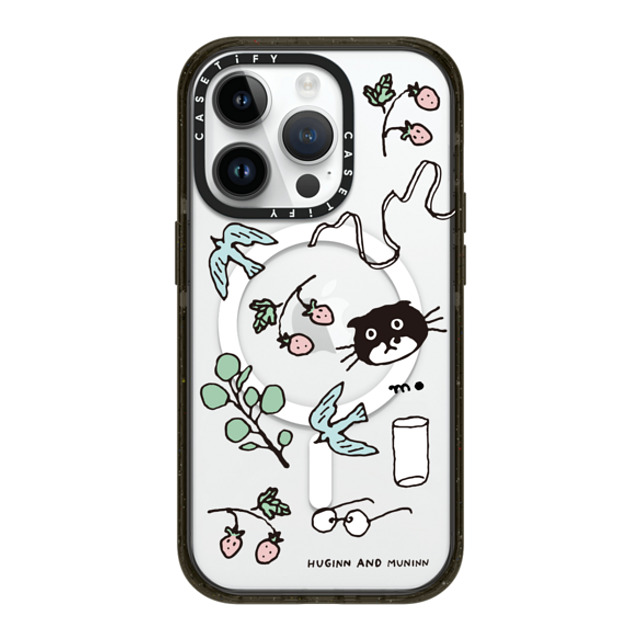 Chocolateye x CASETiFY iPhone 14 Pro ケース ブラック インパクトケース MagSafe対応 small things