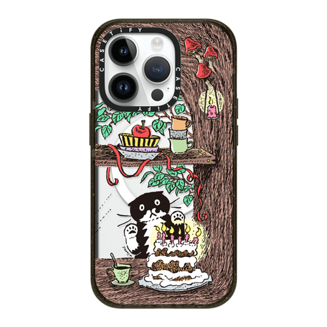 Chocolateye x CASETiFY iPhone 14 Pro ケース ブラック インパクトケース MagSafe対応 WINDOW MO