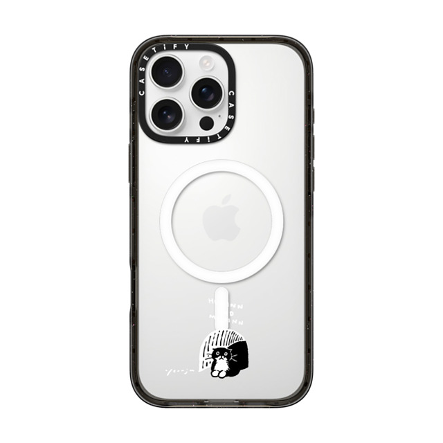Chocolateye x CASETiFY iPhone 16 Pro Max ケース Cat,Animal ブラック インパクトケース MagSafe対応 small space Back to School Chocolateye x CASETiFY iPhone 16 Pro Max ケース Cat,Animal ブラック インパクトケース MagSafe対応 small space Back to School