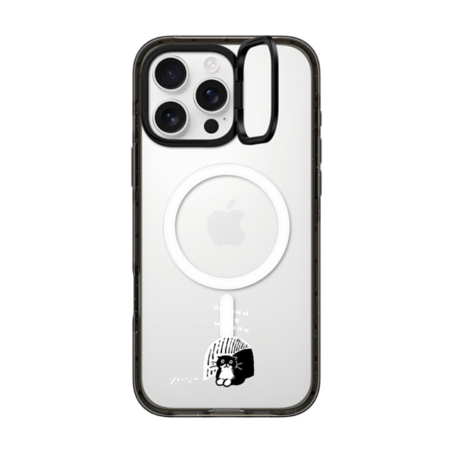 Chocolateye x CASETiFY iPhone 16 Pro Max ケース Cat,Animal ブラック インパクトリングスタンドケース MagSafe対応 small space Father's Day Chocolateye x CASETiFY iPhone 16 Pro Max ケース Cat,Animal ブラック インパクトリングスタンドケース MagSafe対応 small space Father's Day