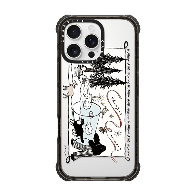 Chocolateye x CASETiFY iPhone 16 Pro Max Case Black ウルトラ インパクトケース MagSafe 対応 modaeri's strange day Chocolateye x CASETiFY iPhone 16 Pro Max Case Black ウルトラ インパクトケース MagSafe 対応 modaeri's strange day