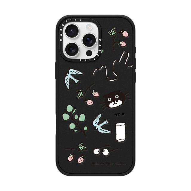 Chocolateye x CASETiFY iPhone 16 Pro Max ケース マットブラック インパクトケース MagSafe対応 small things