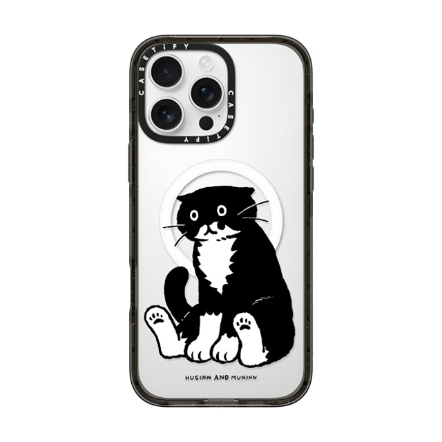 Chocolateye x CASETiFY iPhone 16 Pro Max ケース Cat,Animal ブラック インパクトケース MagSafe対応 Sitting Mo Father's Day Chocolateye x CASETiFY iPhone 16 Pro Max ケース Cat,Animal ブラック インパクトケース MagSafe対応 Sitting Mo Father's Day