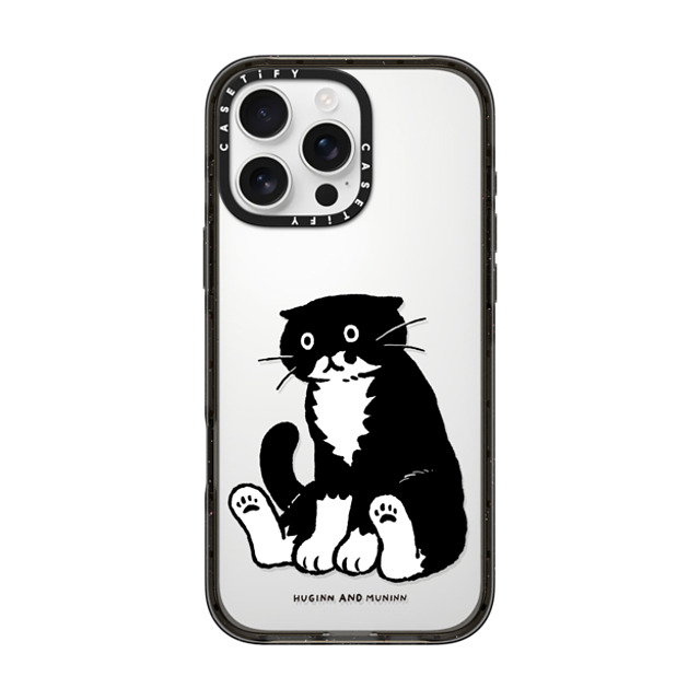 Chocolateye x CASETiFY iPhone 16 Pro Max ケース Cat,Animal ブラック インパクトケース Sitting Mo Father's Day Chocolateye x CASETiFY iPhone 16 Pro Max ケース Cat,Animal ブラック インパクトケース Sitting Mo Father's Day