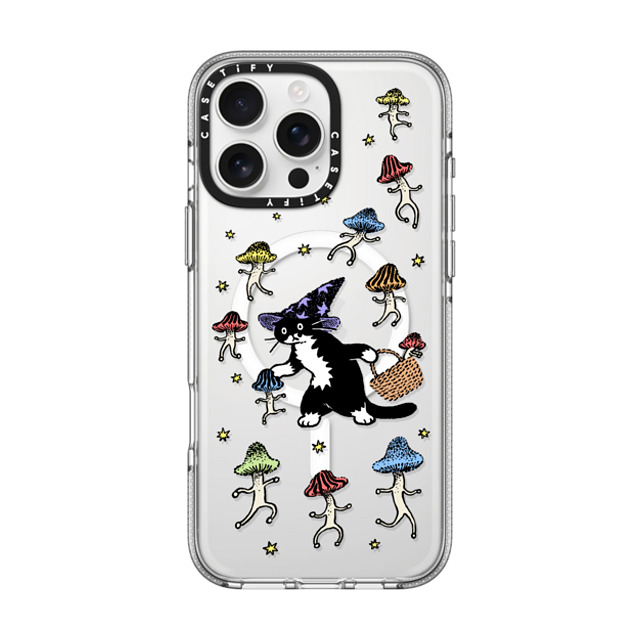 Chocolateye x CASETiFY iPhone 16 Pro Max ケース クリア クリア ケース MagSafe対応 Mushroom and Mo