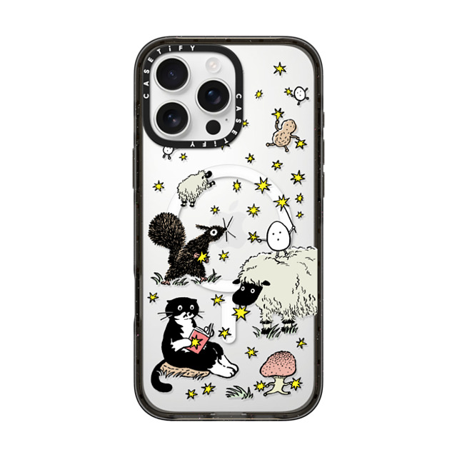 Chocolateye x CASETiFY iPhone 16 Pro Max ケース ブラック インパクトケース MagSafe対応 Star mo