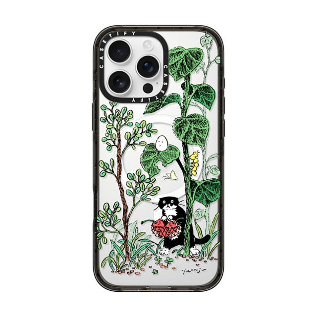 Chocolateye x CASETiFY iPhone 16 Pro Max ケース ブラック インパクトケース MagSafe対応 FOREST WALK