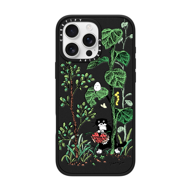 Chocolateye x CASETiFY iPhone 16 Pro Max ケース マットブラック インパクトケース MagSafe対応 FOREST WALK