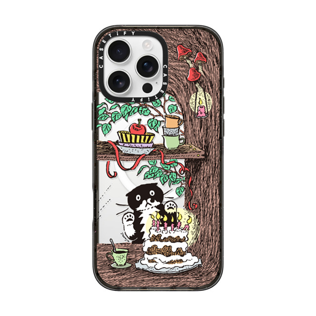 Chocolateye x CASETiFY iPhone 16 Pro Max ケース ブラック インパクトケース MagSafe対応 WINDOW MO