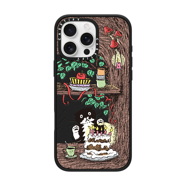 Chocolateye x CASETiFY iPhone 16 Pro Max ケース マットブラック インパクトケース MagSafe対応 WINDOW MO