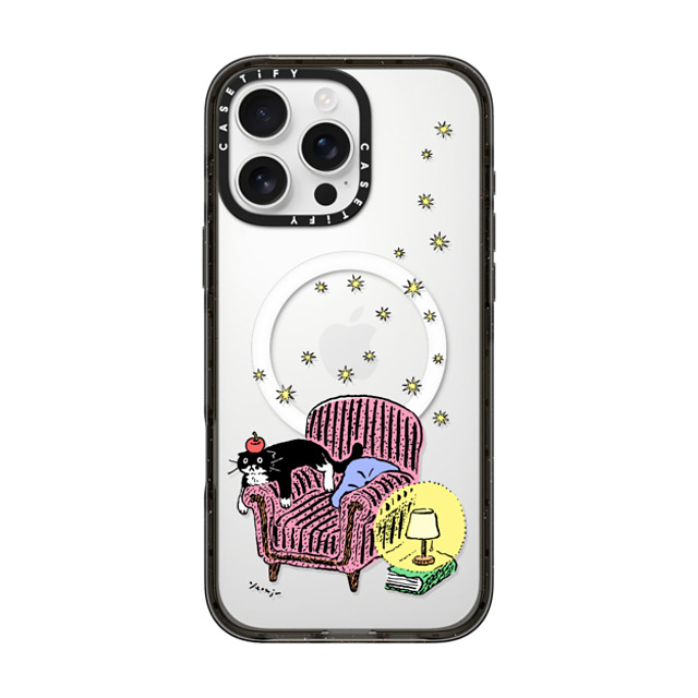 Chocolateye x CASETiFY iPhone 16 Pro Max ケース ブラック インパクトケース MagSafe対応 mo and armchair