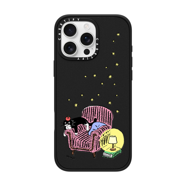 Chocolateye x CASETiFY iPhone 16 Pro Max ケース マットブラック インパクトケース MagSafe対応 mo and armchair