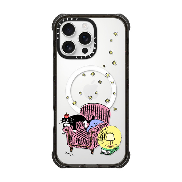Chocolateye x CASETiFY iPhone 16 Pro Max ケース ブラック ウルトラ インパクトケース MagSafe 対応 mo and armchair Father's Day Chocolateye x CASETiFY iPhone 16 Pro Max ケース ブラック ウルトラ インパクトケース MagSafe 対応 mo and armchair Father's Day