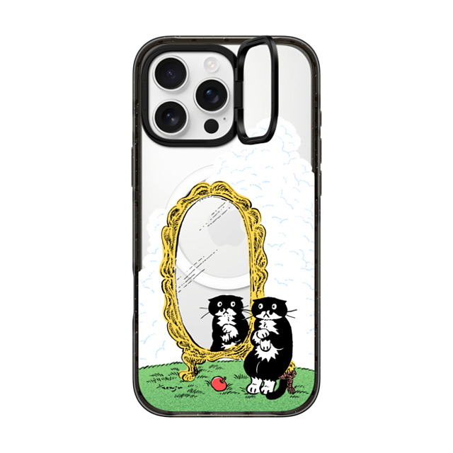 Chocolateye x CASETiFY iPhone 16 Pro Max ケース ブラック インパクトリングスタンドケース MagSafe対応 MIRROR MO Father's Day Chocolateye x CASETiFY iPhone 16 Pro Max ケース ブラック インパクトリングスタンドケース MagSafe対応 MIRROR MO Father's Day