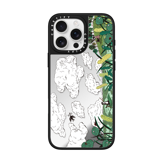 Chocolateye x CASETiFY iPhone 16 Pro Max Case Cat,Animal Silver on Black ミラーケース MagSafe対応 summer breeze Mother's Day Chocolateye x CASETiFY iPhone 16 Pro Max Case Cat,Animal Silver on Black ミラーケース MagSafe対応 summer breeze Mother's Day