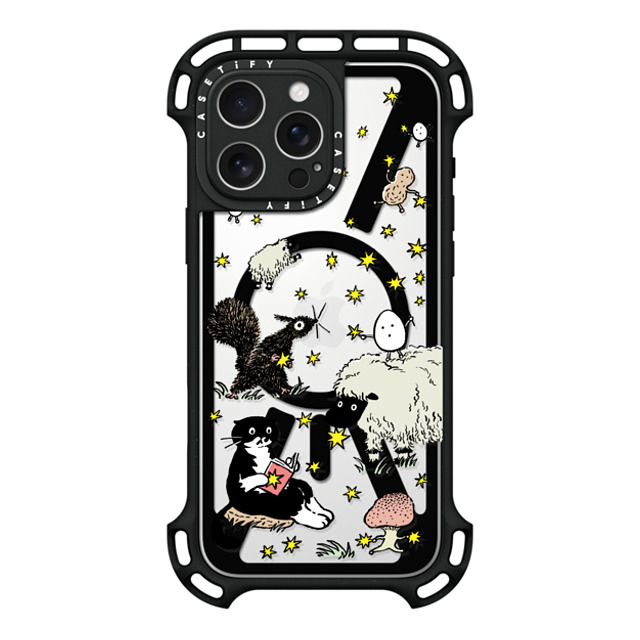 Chocolateye x CASETiFY iPhone 16 Pro Max ケース ブラック ウルトラ バウンスケース MagSafe対応 Star mo