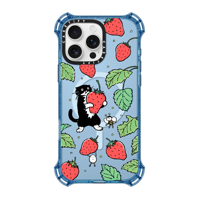 Chocolateye x CASETiFY iPhone 16 Pro Max Case ベイビーブルー バウンスケース Strawberry and Mo Chocolateye x CASETiFY iPhone 16 Pro Max Case ベイビーブルー バウンスケース Strawberry and Mo
