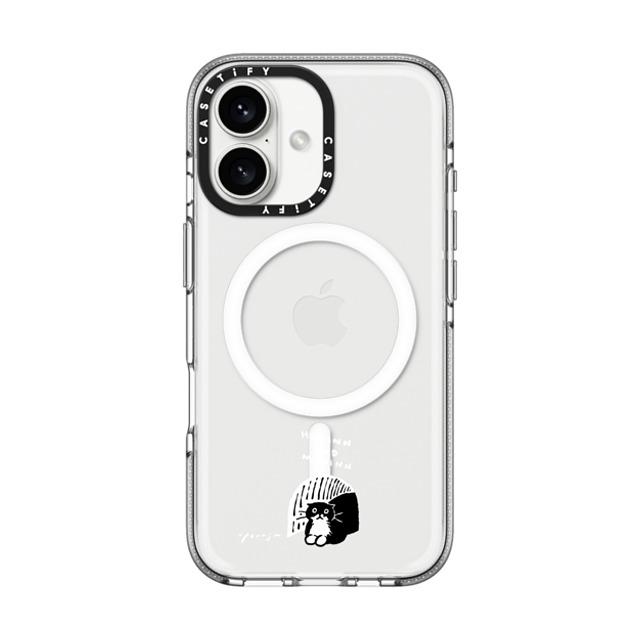 Chocolateye x CASETiFY iPhone 16 ケース Cat,Animal クリア クリア ケース MagSafe対応 small space Father's Day Chocolateye x CASETiFY iPhone 16 ケース Cat,Animal クリア クリア ケース MagSafe対応 small space Father's Day