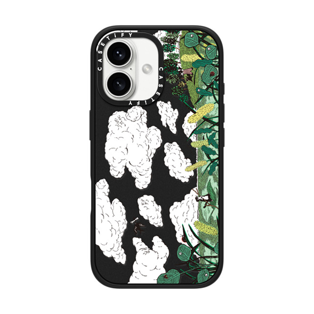 Chocolateye x CASETiFY iPhone 16 Case Cat,Animal Matte Black Impact Case MagSafe Compatible summer breeze Father's Day Chocolateye x CASETiFY iPhone 16 Case Cat,Animal Matte Black Impact Case MagSafe Compatible summer breeze Father's Day