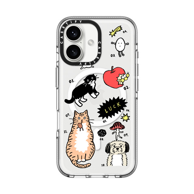 Chocolateye x CASETiFY iPhone 16 ケース Sticker,Cat クリア クリア ケース MagSafe対応 Mo and Friends 02 Father's Day Chocolateye x CASETiFY iPhone 16 ケース Sticker,Cat クリア クリア ケース MagSafe対応 Mo and Friends 02 Father's Day