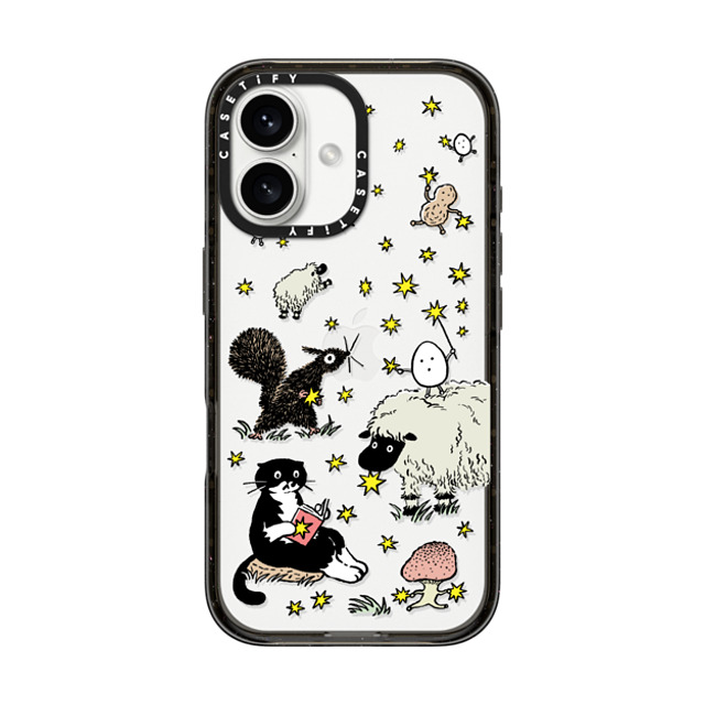 Chocolateye x CASETiFY iPhone 16 ケース ブラック インパクトケース Star mo