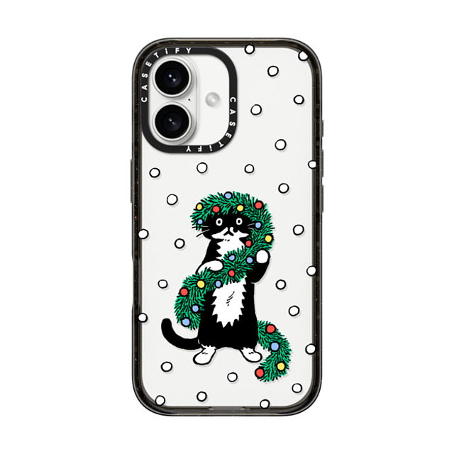 Chocolateye x CASETiFY iPhone 16 ケース ブラック インパクトケース merry mo