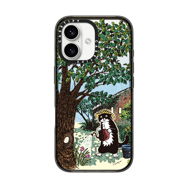 Chocolateye x CASETiFY iPhone 16 ケース ブラック インパクトケース MagSafe対応 EARLY SUMMER