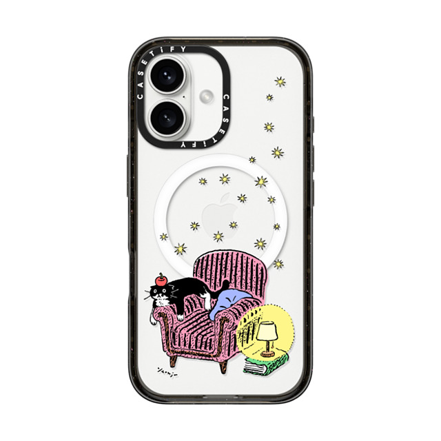 Chocolateye x CASETiFY iPhone 16 ケース ブラック インパクトケース MagSafe対応 mo and armchair