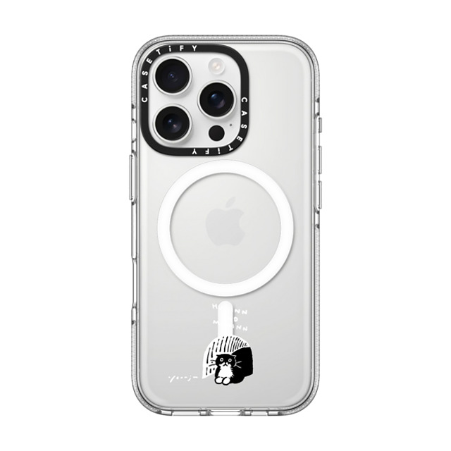 Chocolateye x CASETiFY iPhone 16 Pro Case Cat,Animal Clear Clear Case MagSafe Compatible small space Mother's Day Chocolateye x CASETiFY iPhone 16 Pro Case Cat,Animal Clear Clear Case MagSafe Compatible small space Mother's Day