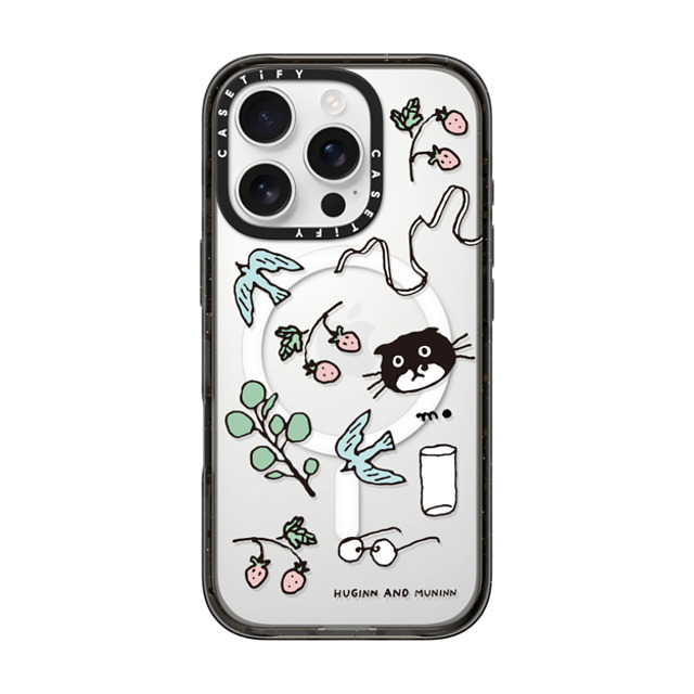 Chocolateye x CASETiFY iPhone 16 Pro ケース ブラック インパクトケース MagSafe対応 small things