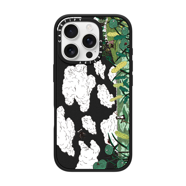 Chocolateye x CASETiFY iPhone 16 Pro Case Cat,Animal マットブラック Impact Case MagSafe Compatible summer breeze Mother's Day Chocolateye x CASETiFY iPhone 16 Pro Case Cat,Animal マットブラック Impact Case MagSafe Compatible summer breeze Mother's Day