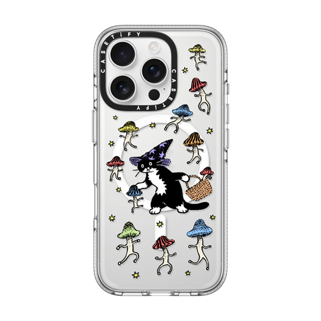 Chocolateye x CASETiFY iPhone 16 Pro ケース クリア クリア ケース MagSafe対応 Mushroom and Mo