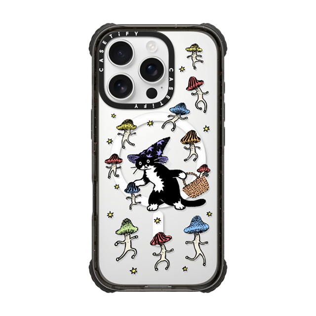 Chocolateye x CASETiFY iPhone 16 Pro Case Black ウルトラ インパクトケース MagSafe 対応 Mushroom and Mo Chocolateye x CASETiFY iPhone 16 Pro Case Black ウルトラ インパクトケース MagSafe 対応 Mushroom and Mo