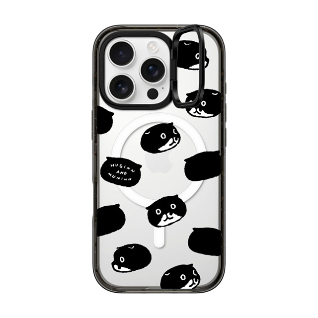 Chocolateye x CASETiFY iPhone 16 Pro Case Sticker,Cat Black インパクトリングスタンドケース MagSafe対応 Mo face Father's Day Chocolateye x CASETiFY iPhone 16 Pro Case Sticker,Cat Black インパクトリングスタンドケース MagSafe対応 Mo face Father's Day