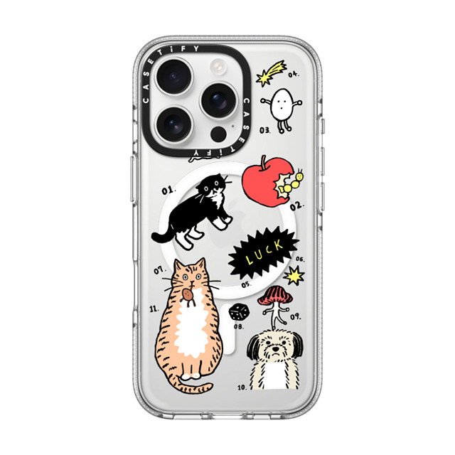 Chocolateye x CASETiFY iPhone 16 Pro ケース Sticker,Cat クリア クリア ケース MagSafe対応 Mo and Friends 02 Father's Day Chocolateye x CASETiFY iPhone 16 Pro ケース Sticker,Cat クリア クリア ケース MagSafe対応 Mo and Friends 02 Father's Day