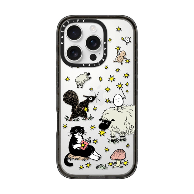 Chocolateye x CASETiFY iPhone 16 Pro ケース ブラック インパクトケース Star mo