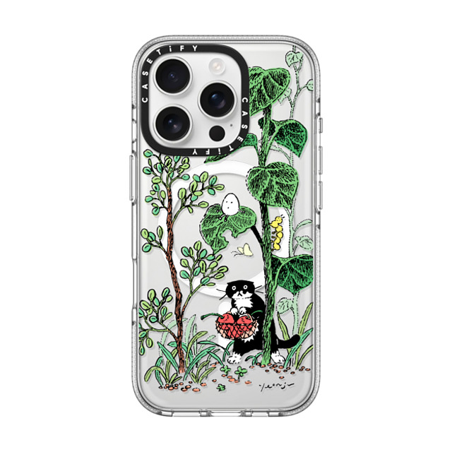 Chocolateye x CASETiFY iPhone 16 Pro ケース クリア クリア ケース MagSafe対応 FOREST WALK