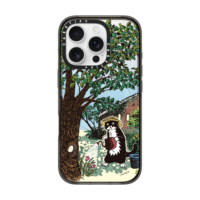 Chocolateye x CASETiFY iPhone 16 Pro ケース ブラック インパクトケース MagSafe対応 EARLY SUMMER