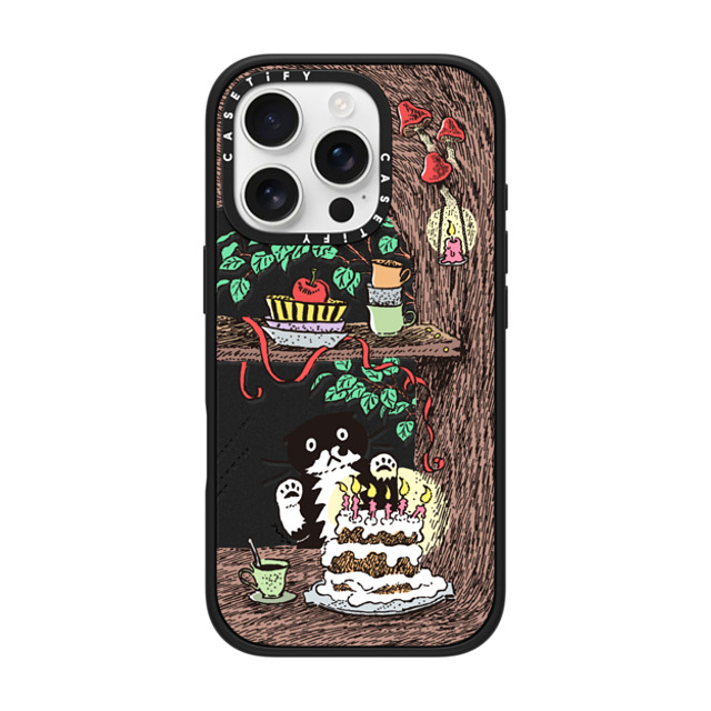 Chocolateye x CASETiFY iPhone 16 Pro ケース マットブラック インパクトケース WINDOW MO