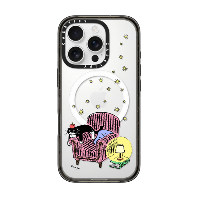 Chocolateye x CASETiFY iPhone 16 Pro ケース ブラック インパクトケース MagSafe対応 mo and armchair