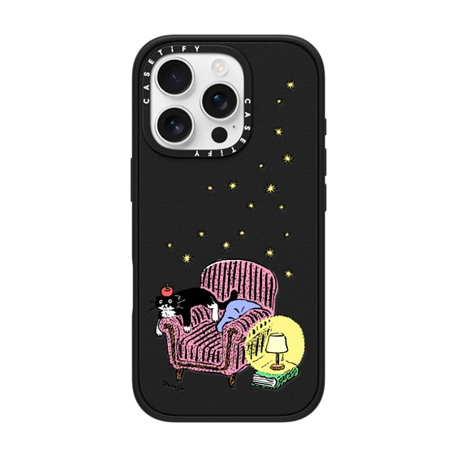 Chocolateye x CASETiFY iPhone 16 Pro ケース マットブラック インパクトケース MagSafe対応 mo and armchair