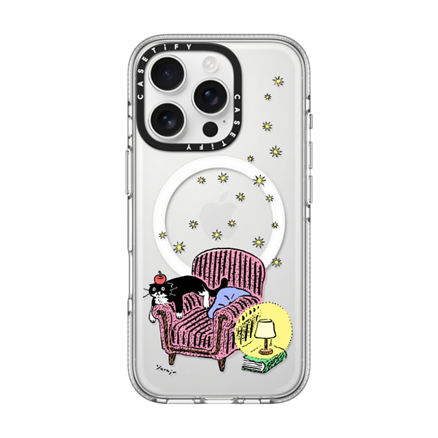 Chocolateye x CASETiFY iPhone 16 Pro ケース クリア クリア ケース MagSafe対応 mo and armchair