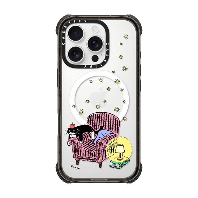 Chocolateye x CASETiFY iPhone 16 Pro Case Black ウルトラ インパクトケース MagSafe 対応 mo and armchair Chocolateye x CASETiFY iPhone 16 Pro Case Black ウルトラ インパクトケース MagSafe 対応 mo and armchair