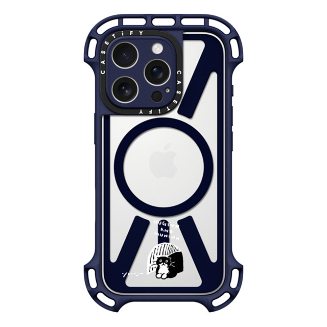 Chocolateye x CASETiFY iPhone 16 Pro ケース Cat,Animal インディゴ ウルトラ バウンスケース MagSafe対応 small space Back to School Chocolateye x CASETiFY iPhone 16 Pro ケース Cat,Animal インディゴ ウルトラ バウンスケース MagSafe対応 small space Back to School