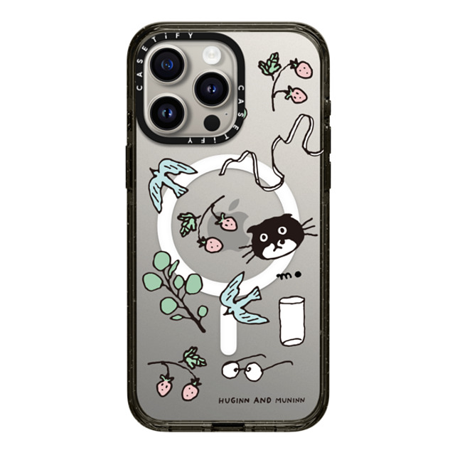 Chocolateye x CASETiFY iPhone 15 Pro Max ケース ブラック インパクトケース MagSafe対応 small things